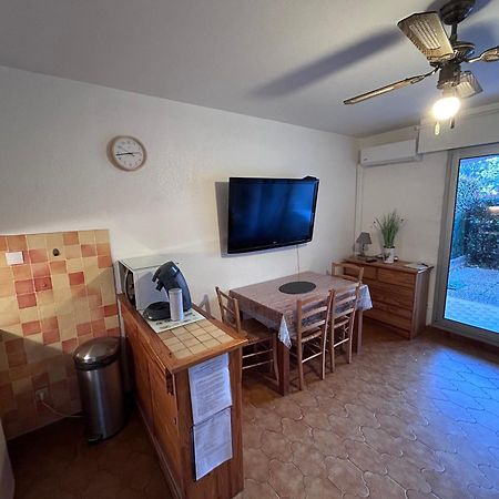 Studio Climatise Avec Jardin Et Plage A 250M 滨海圣芒德里耶 外观 照片