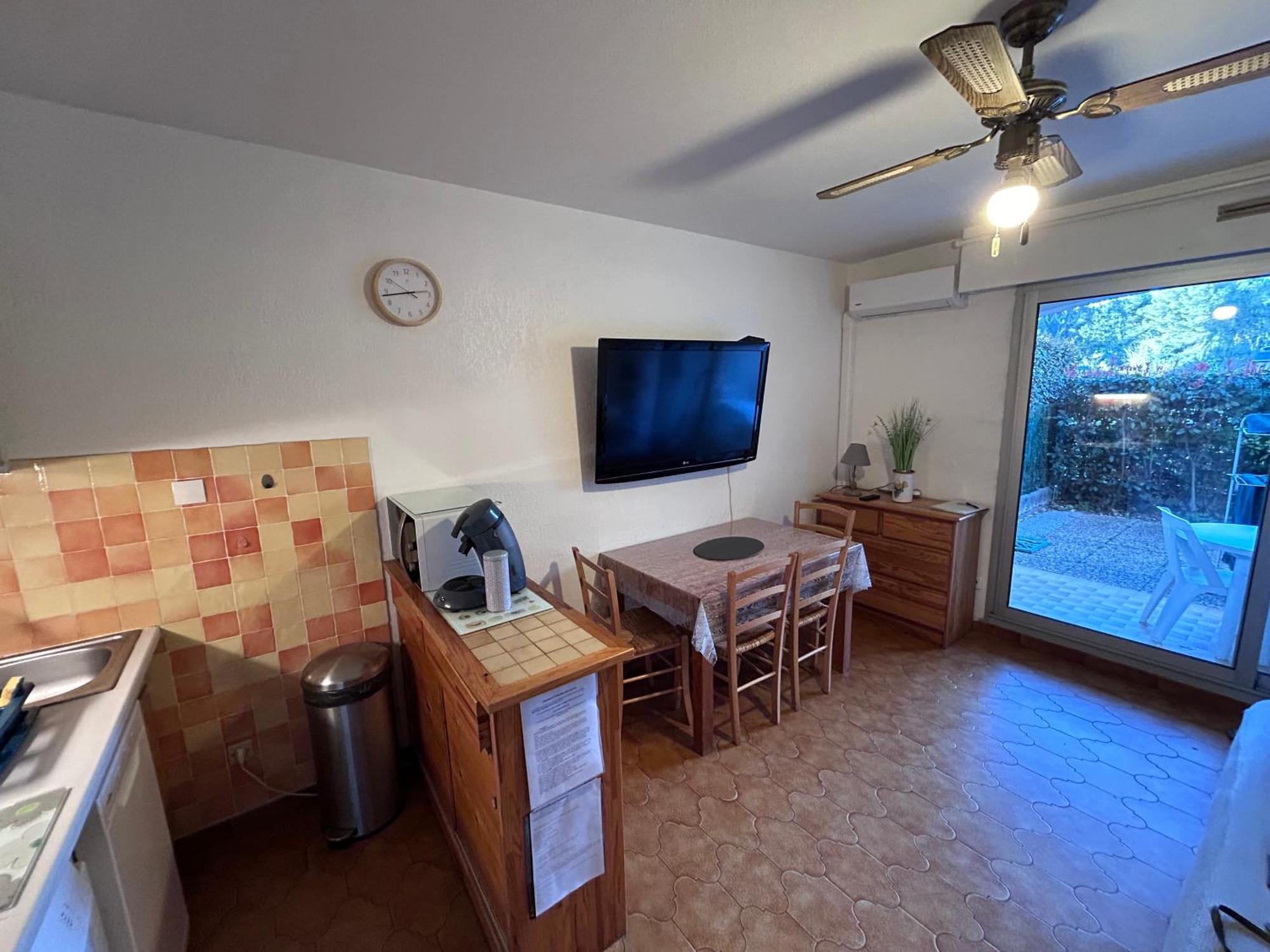 Studio Climatise Avec Jardin Et Plage A 250M 滨海圣芒德里耶 外观 照片